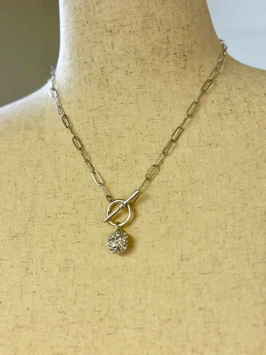 Able Silver Link Necklace
