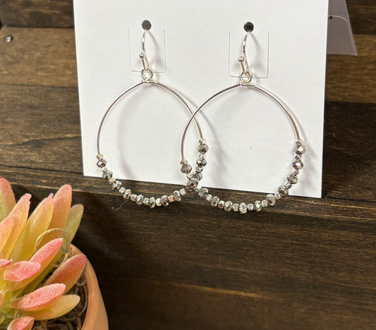 Sailor Silver Hematite Earring