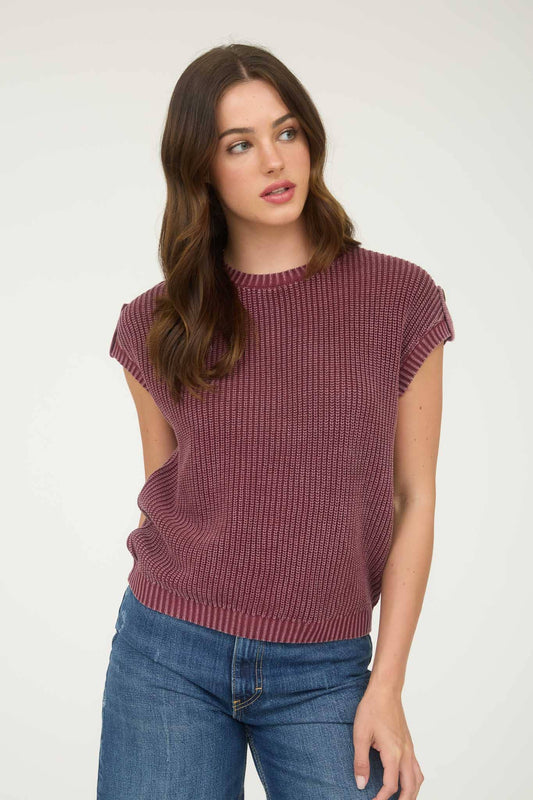 The Ruby Ribbed Knit Top